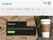 Tablet Screenshot of javajacket.com